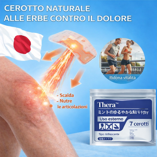 Sollievo Articolare Thera™ Il cerotto termoattivo che libera le tue articolazioni