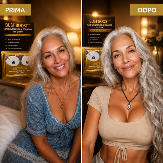 BUST BOOST™ Ritrova un Décolleté Più Tonico, Sodo e Valorizzato Senza Trattamenti Invasivi