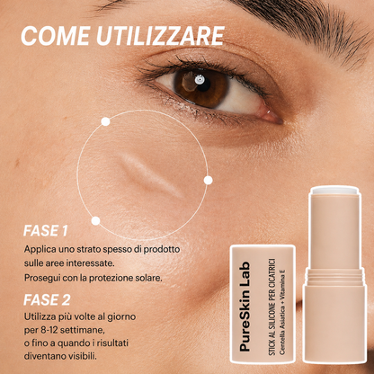 PureSkin Lab - Stick in silicone per la risoluzione delle cicatrici