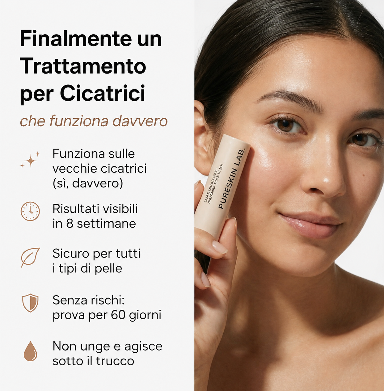 PureSkin Lab - Stick in silicone per la risoluzione delle cicatrici