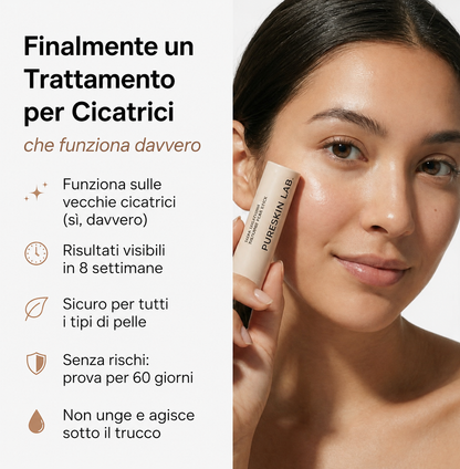 PureSkin Lab - Stick in silicone per la risoluzione delle cicatrici