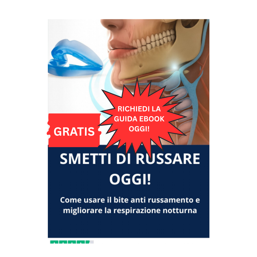 Bite -Antirussamento - Comfort™  Favorisce una respirazione più regolare durante il sonno e migliora il comfort notturno