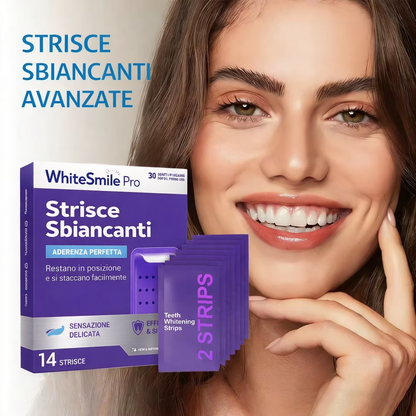 WhiteSmile Pro Strips sbiancanti istantanee viola per i denti